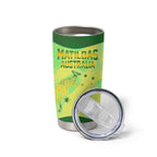 Matildas Australia Go Champions Tumbler Cup Indigenous Dot Art Kangaroo Southern Cross Stars