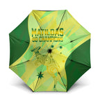 Matildas Australia Go Champions Umbrella Indigenous Dot Art Kangaroo Southern Cross Stars