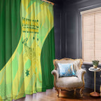 Matildas Australia Go Champions Window Curtain Indigenous Dot Art Kangaroo Southern Cross Stars