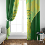Matildas Australia Go Champions Window Curtain Indigenous Dot Art Kangaroo Southern Cross Stars
