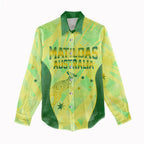 Matildas Australia Go Champions Women Casual Shirt Indigenous Dot Art Kangaroo Southern Cross Stars