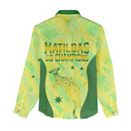 Matildas Australia Go Champions Women Casual Shirt Indigenous Dot Art Kangaroo Southern Cross Stars