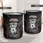 Personalised Matildas Australian Spirit Laundry Basket Kangaroo Emu Coat Of Arms Soccer Ball