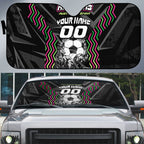 Personalised Matildas Australian Spirit Auto Sun Shade Kangaroo Emu Coat Of Arms Soccer Ball