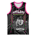 Personalised Matildas Australian Spirit Basketball Jersey Kangaroo Emu Coat Of Arms Soccer Ball