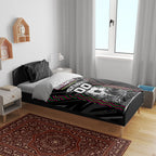 Personalised Matildas Australian Spirit Bedding Set Kangaroo Emu Coat Of Arms Soccer Ball