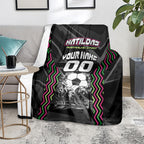 Personalised Matildas Australian Spirit Blanket Kangaroo Emu Coat Of Arms Soccer Ball