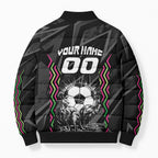Personalised Matildas Australian Spirit Bomber Puffer Jacket Kangaroo Emu Coat Of Arms Soccer Ball