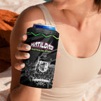 Personalised Matildas Australian Spirit 4 in 1 Can Cooler Tumbler Kangaroo Emu Coat Of Arms Soccer Ball