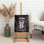 Personalised Matildas Australian Spirit Canvas Wall Art Kangaroo Emu Coat Of Arms Soccer Ball