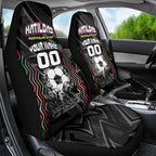 Personalised Matildas Australian Spirit Car Seat Cover Kangaroo Emu Coat Of Arms Soccer Ball