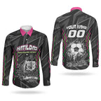 Personalised Matildas Australian Spirit Couples Matching Mermaid Dress and Long Sleeve Button Shirt Kangaroo Emu Coat Of Arms Soccer Ball
