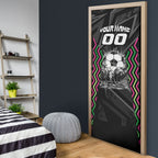 Personalised Matildas Australian Spirit Door Cover Kangaroo Emu Coat Of Arms Soccer Ball