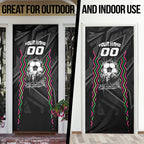 Personalised Matildas Australian Spirit Door Cover Kangaroo Emu Coat Of Arms Soccer Ball