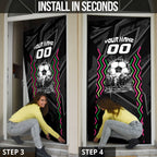 Personalised Matildas Australian Spirit Door Cover Kangaroo Emu Coat Of Arms Soccer Ball