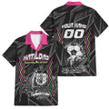 Personalised Matildas Australian Spirit Family Matching Puletasi and Hawaiian Shirt Kangaroo Emu Coat Of Arms Soccer Ball