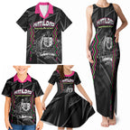 Personalised Matildas Australian Spirit Family Matching Tank Maxi Dress and Hawaiian Shirt Kangaroo Emu Coat Of Arms Soccer Ball