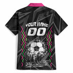 Personalised Matildas Australian Spirit Hawaiian Shirt Kangaroo Emu Coat Of Arms Soccer Ball