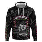 Personalised Matildas Australian Spirit Hoodie Kangaroo Emu Coat Of Arms Soccer Ball
