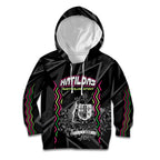 Personalised Matildas Australian Spirit Kid Hoodie Kangaroo Emu Coat Of Arms Soccer Ball