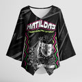 Personalised Matildas Australian Spirit Kimono Sleeve Blouse Kangaroo Emu Coat Of Arms Soccer Ball