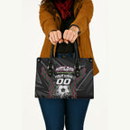 Personalised Matildas Australian Spirit Leather Bag Kangaroo Emu Coat Of Arms Soccer Ball