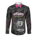 Personalised Matildas Australian Spirit Long Sleeve Button Shirt Kangaroo Emu Coat Of Arms Soccer Ball