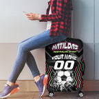 Personalised Matildas Australian Spirit Luggage Cover Kangaroo Emu Coat Of Arms Soccer Ball