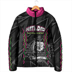 Personalised Matildas Australian Spirit Padded Jacket Kangaroo Emu Coat Of Arms Soccer Ball