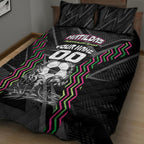 Personalised Matildas Australian Spirit Quilt Bed Set Kangaroo Emu Coat Of Arms Soccer Ball