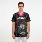 Personalised Matildas Australian Spirit Scrub Top Kangaroo Emu Coat Of Arms Soccer Ball