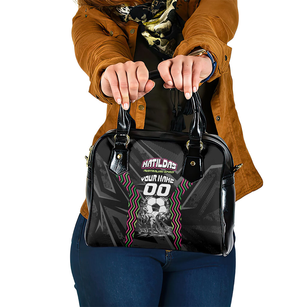 Personalised Matildas Australian Spirit Shoulder Handbag Kangaroo Emu Coat Of Arms Soccer Ball
