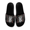 Personalised Matildas Australian Spirit Slide Sandals Kangaroo Emu Coat Of Arms Soccer Ball