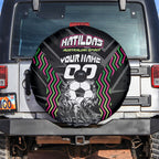 Personalised Matildas Australian Spirit Spare Tire Cover Kangaroo Emu Coat Of Arms Soccer Ball