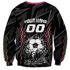 Personalised Matildas Australian Spirit Sweatshirt Kangaroo Emu Coat Of Arms Soccer Ball