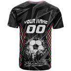 Personalised Matildas Australian Spirit T Shirt Kangaroo Emu Coat Of Arms Soccer Ball