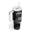 Personalised Matildas Australian Spirit Tumbler With Handle Kangaroo Emu Coat Of Arms Soccer Ball