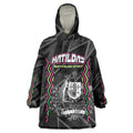 Personalised Matildas Australian Spirit Wearable Blanket Hoodie Kangaroo Emu Coat Of Arms Soccer Ball