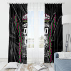 Personalised Matildas Australian Spirit Window Curtain Kangaroo Emu Coat Of Arms Soccer Ball