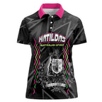 Personalised Matildas Australian Spirit Women Polo Shirt Kangaroo Emu Coat Of Arms Soccer Ball