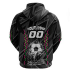 Personalised Matildas Australian Spirit Zip Hoodie Kangaroo Emu Coat Of Arms Soccer Ball