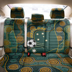 Matildas Game On Back Car Seat Cover Indigenous Dot Art Soccer Ball With Southern Cross Stars