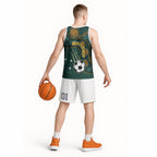 Matildas Game On Basketball Jersey Indigenous Dot Art Soccer Ball With Southern Cross Stars