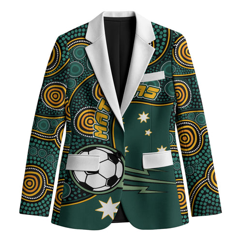 Matildas Game On Blazer Indigenous Dot Art Soccer Ball With Southern Cross Stars