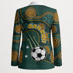 Matildas Game On Blazer Indigenous Dot Art Soccer Ball With Southern Cross Stars