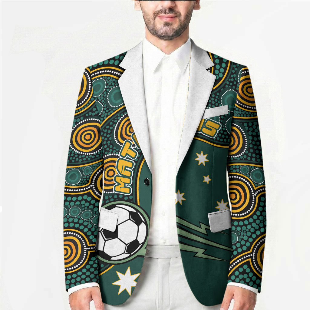 Matildas Game On Blazer Indigenous Dot Art Soccer Ball With Southern Cross Stars