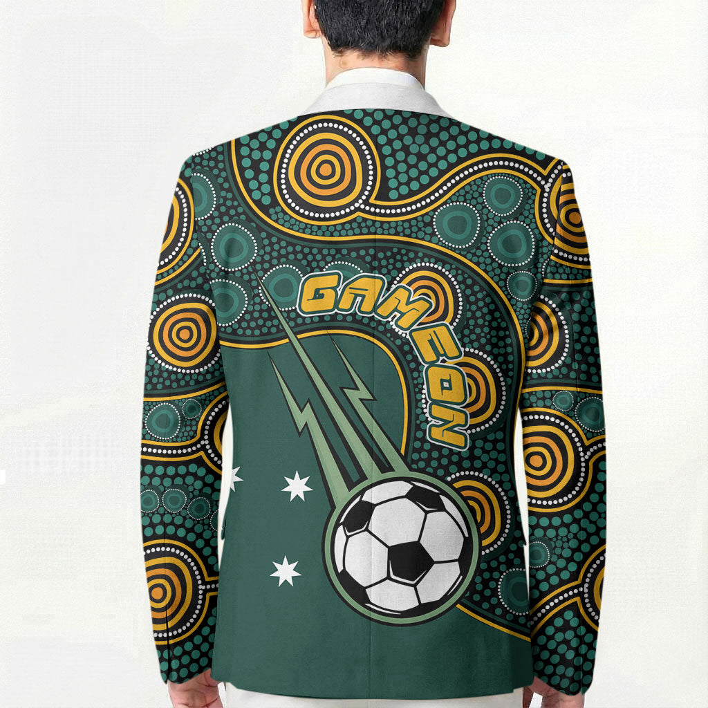 Matildas Game On Blazer Indigenous Dot Art Soccer Ball With Southern Cross Stars