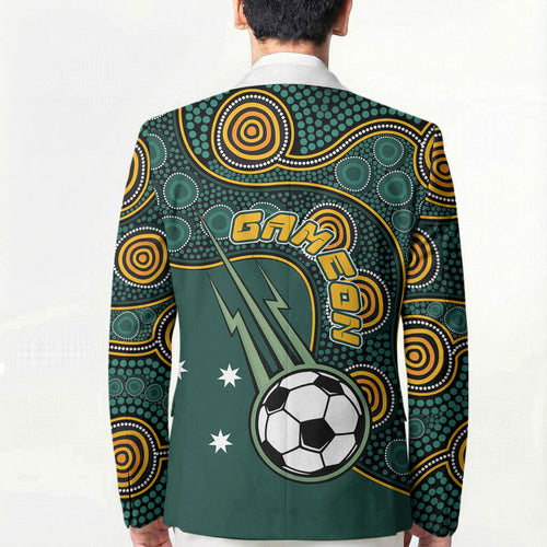 Matildas Game On Blazer Indigenous Dot Art Soccer Ball With Southern Cross Stars