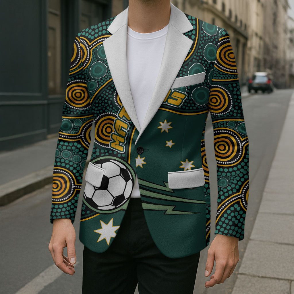 Matildas Game On Blazer Indigenous Dot Art Soccer Ball With Southern Cross Stars