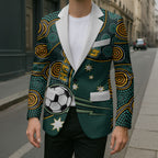 Matildas Game On Blazer Indigenous Dot Art Soccer Ball With Southern Cross Stars